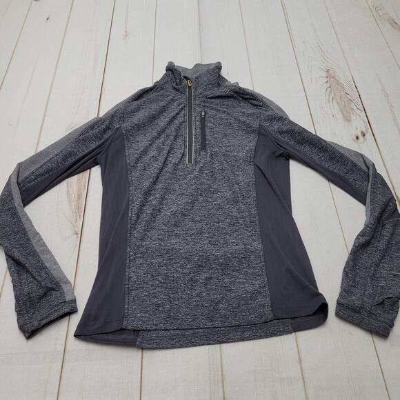 Lululemon mens lightweight gray quarter zip jacket pullover running active - Picture 1 of 9